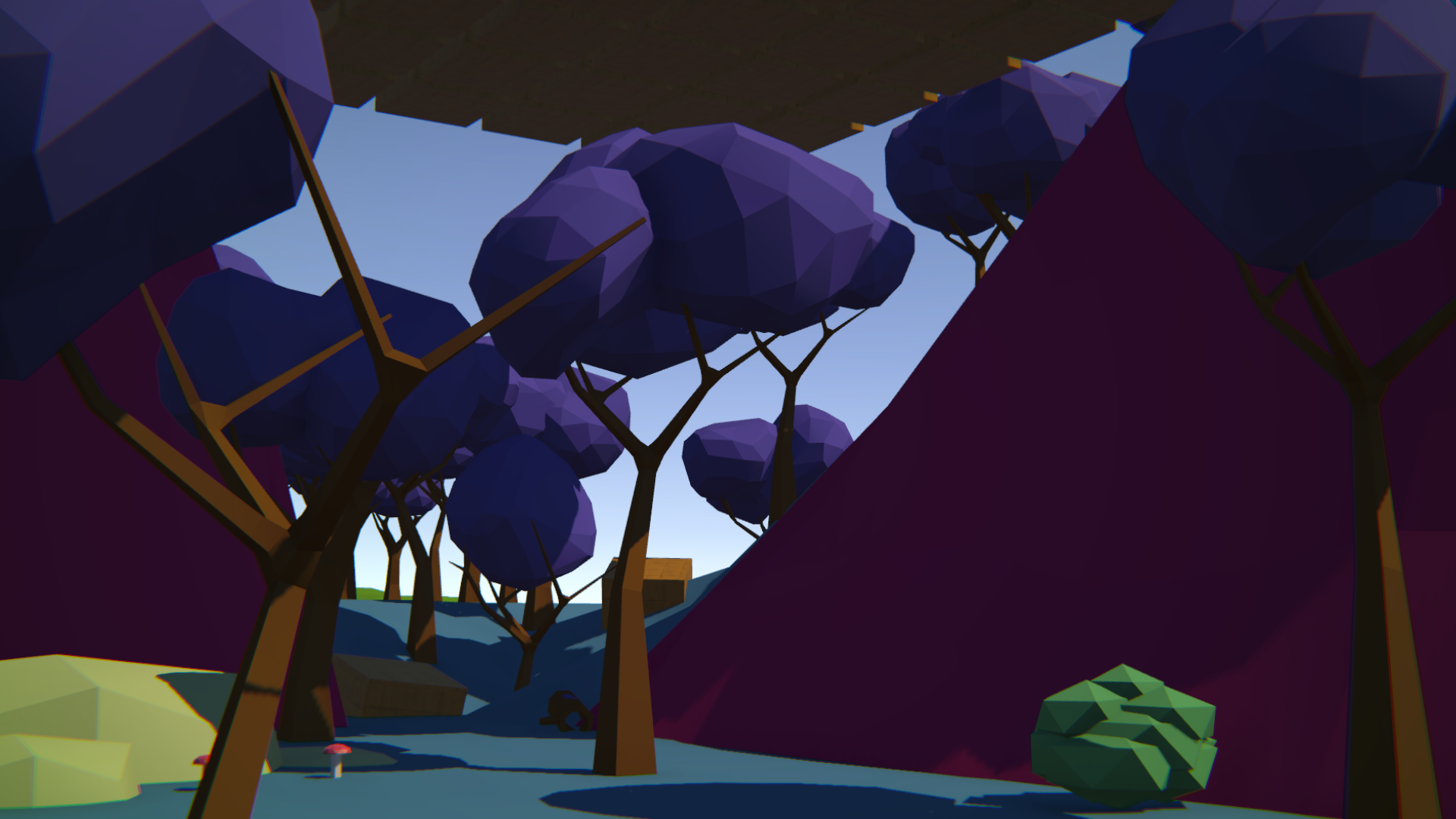 Blue Forest zone in Don't Step Wrong 2